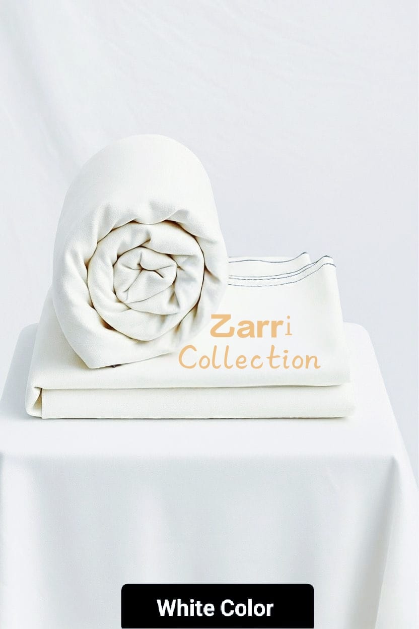 Charsadda Handmade Kadhar For Men 100% Pure Wool (White )